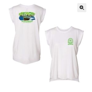 Ballast Point SPEEDBOAT LADIES CUFF TANK size small NWOT